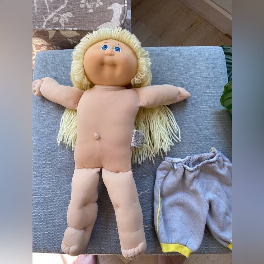 Vintage Cabbage Patch Doll 1978 1982 Blonde